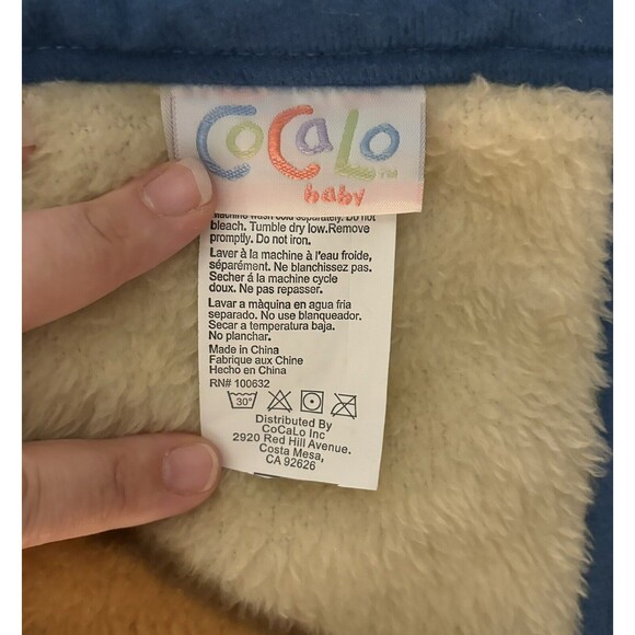 CoCaLo Baby Blanket Home Team 36x40 Inches - Picture 3 of 3